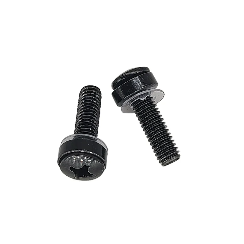 M6 *16 mm Rack Mount Cage Nuts, Screws and Washers  Square Insert Nuts for Audio Server Console Mounting Routers, Shelves