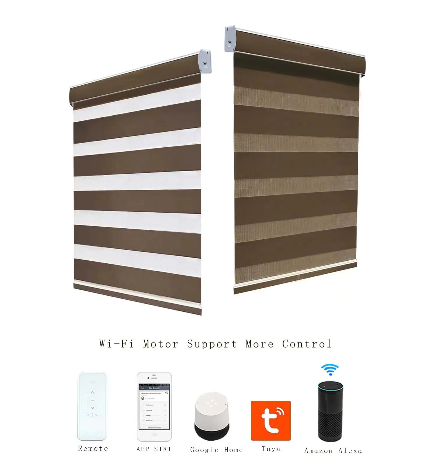automatic gray day and night motorized canada window zebra roller blinds shades automatic window curtain for hotel