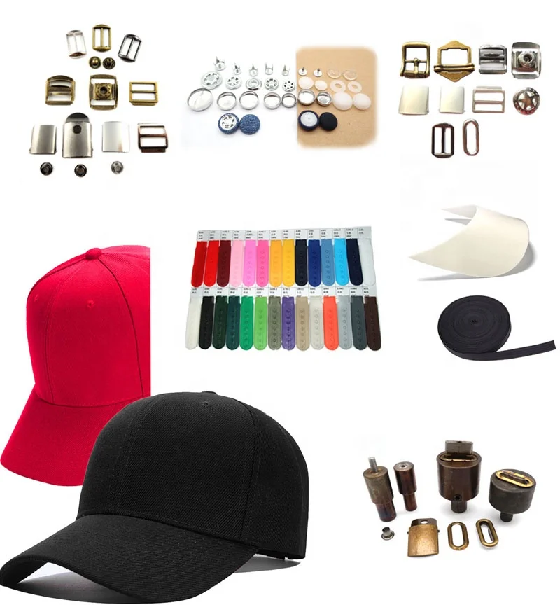 Hat raw material factory Metal Snap Button Covers Baseball Cap Button Top Buckle