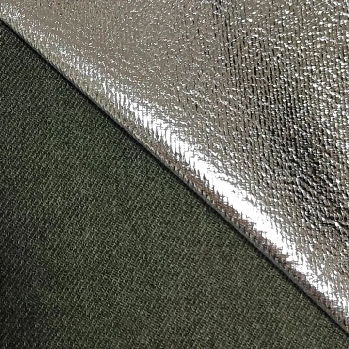 Aramid fabrics Transfer aluminum film in two layers Carbon fibre fabric