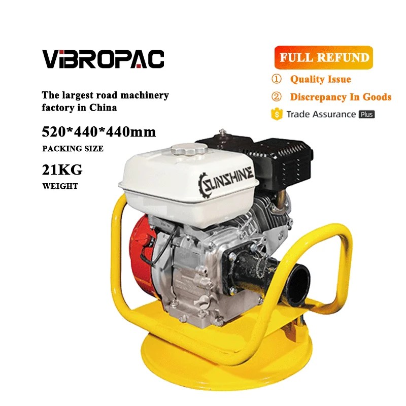 After-sales worry-free quality assurance Convenient and quick portable electric concrete vibrator with gx160 engine