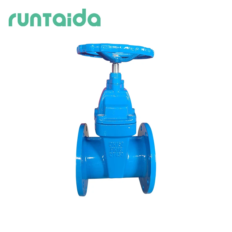 DIN 3352 F4/F5 DN250 PN16 DI double flanged ductile iron gate valve