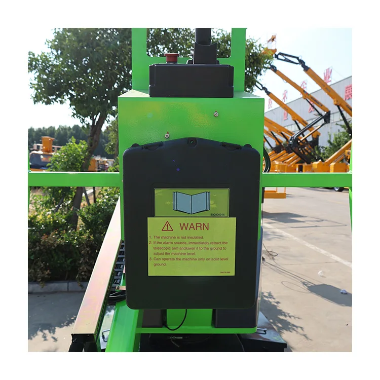 Low Cost And High Quality Electric Cherry Picker Telescopic Arm Lift 12M Curved Arm Aerial Work Platform