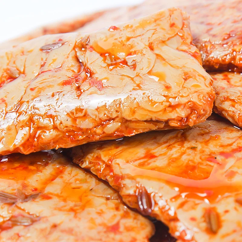50 small bag 770g spicy tofu and bean curd snack hand shredded vegetarian steak exotic snacks dried tofu snacks