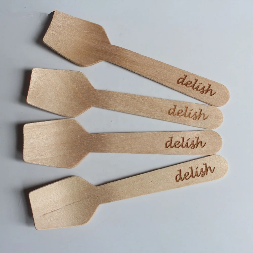 Manufacture Wooden Popsicle Sticks Wooden Honey Stick for Ice Cream