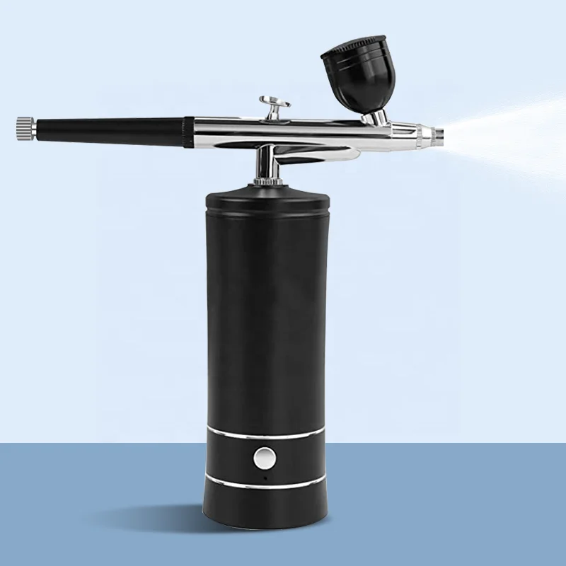 Versatile Makeup Hydrating Compressor Nail Sprayer Gun Electric Wireless Portable Tint Dye Eyebrow Airbrush Beauty Machine