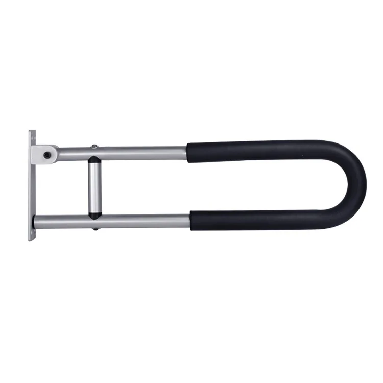 23.6 Inch Toilet Bars Stainless Steel Safety Handrails For Elderly Disabled Pregnant Grab Bar With U Shaped Anti-Slip Rails