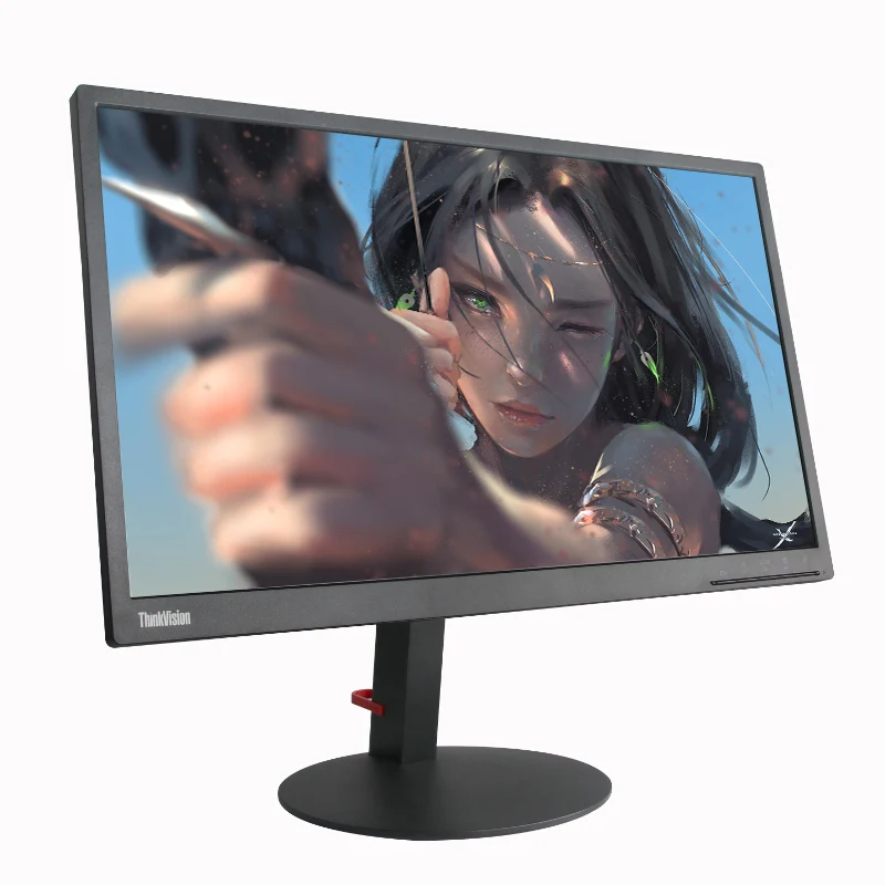 Wholesale 23.8inch HD Screen for Lenovos TE24-10 LED Monitor Minimalist Solid Base Support Wall Mount Screen