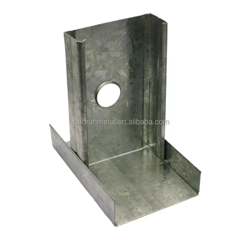 Drywall gypsum steel frame hot dipped galvanized steel profile metal studs