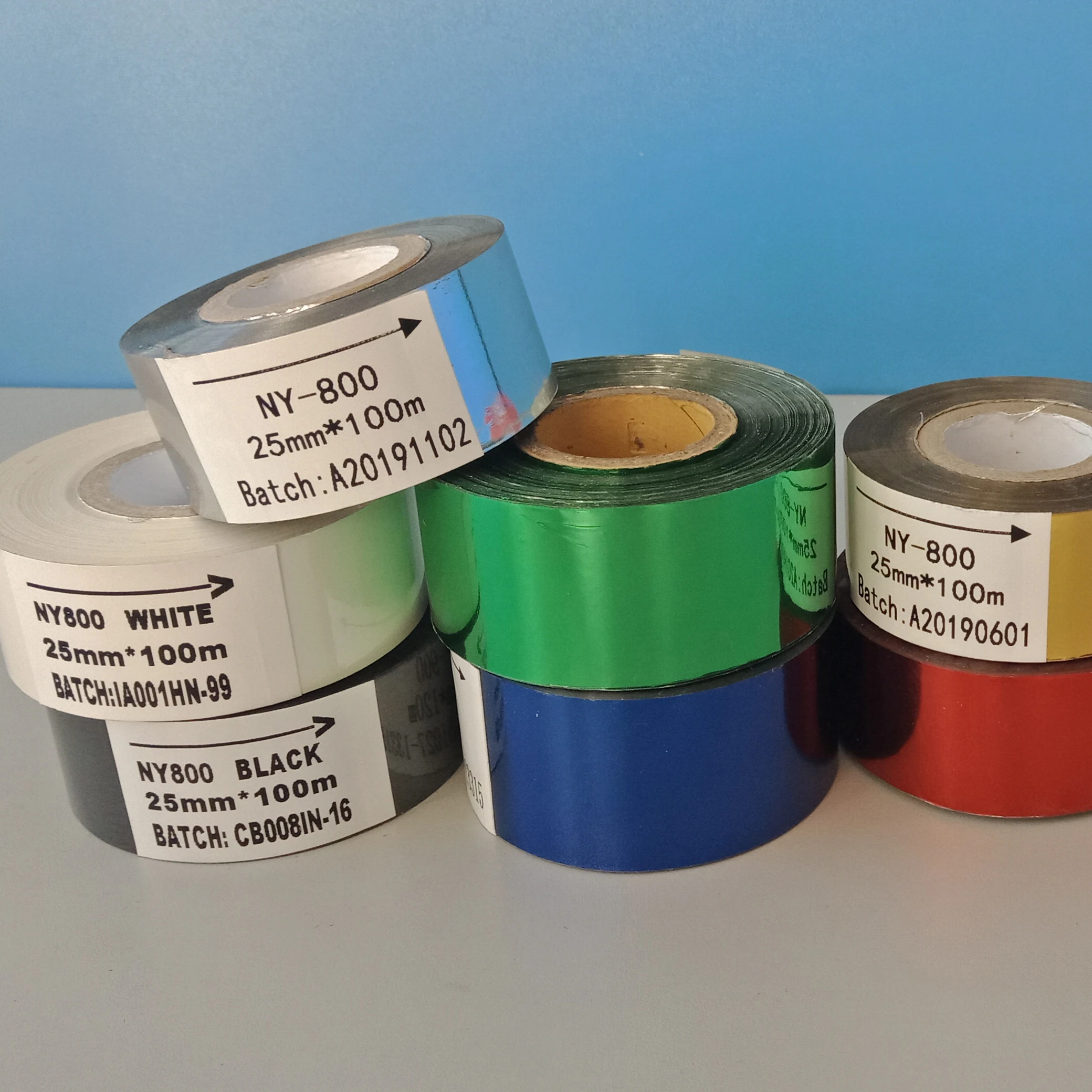 SCF-900 LC1 LC6 FC2 FC3 Hot Stamping Ribbon/Date Batch Stamp Coding Foil on Plastic Bag Printing