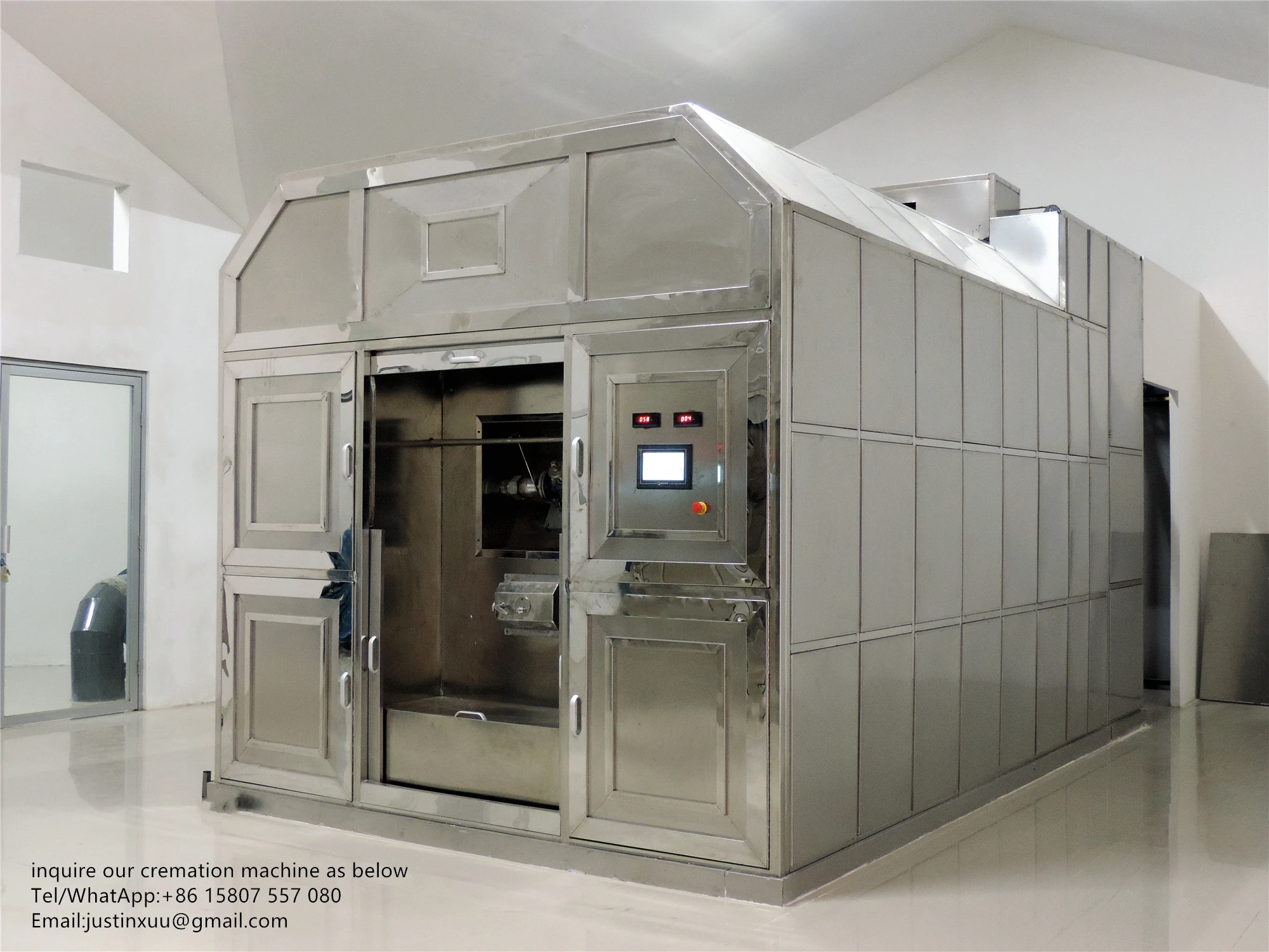 
CE 30 Minutes Human Body Cremation Machine for Crematorium Use Mobile Furnace Type ISO Certificated 2021 