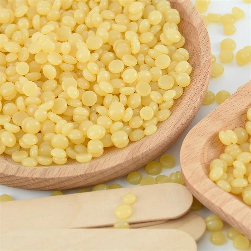 Competitive price Organic wax beads Depilatory Hair Removal hard wax bean Depilatory Hot Film Wax for Bikini