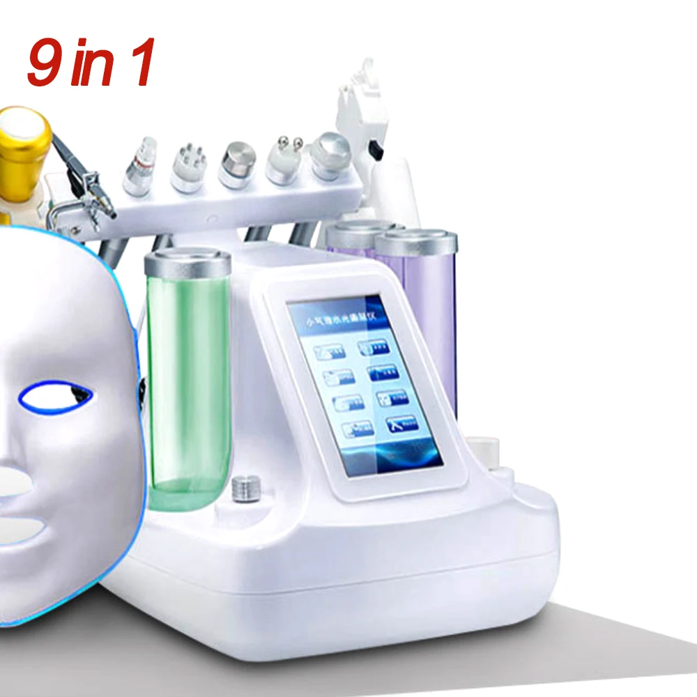 YanYi Multifunction 8 in 1 microdermabrasion oxygen facial PDT therapy machine