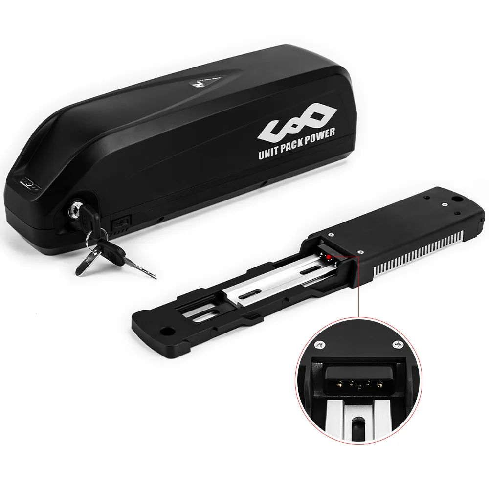 Downtube 36v 48V 52v 10AH 12ah 13ah electric bike Lithium ion 18650 21700  e-bike Hailong Battery pack