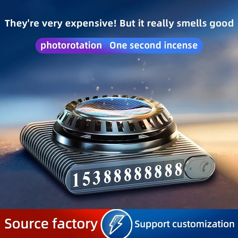 New Model Car Air Fresheners Solar-Powered Fragrance Premium Car Accessory Car fresheners Diffusers for Essential Oils