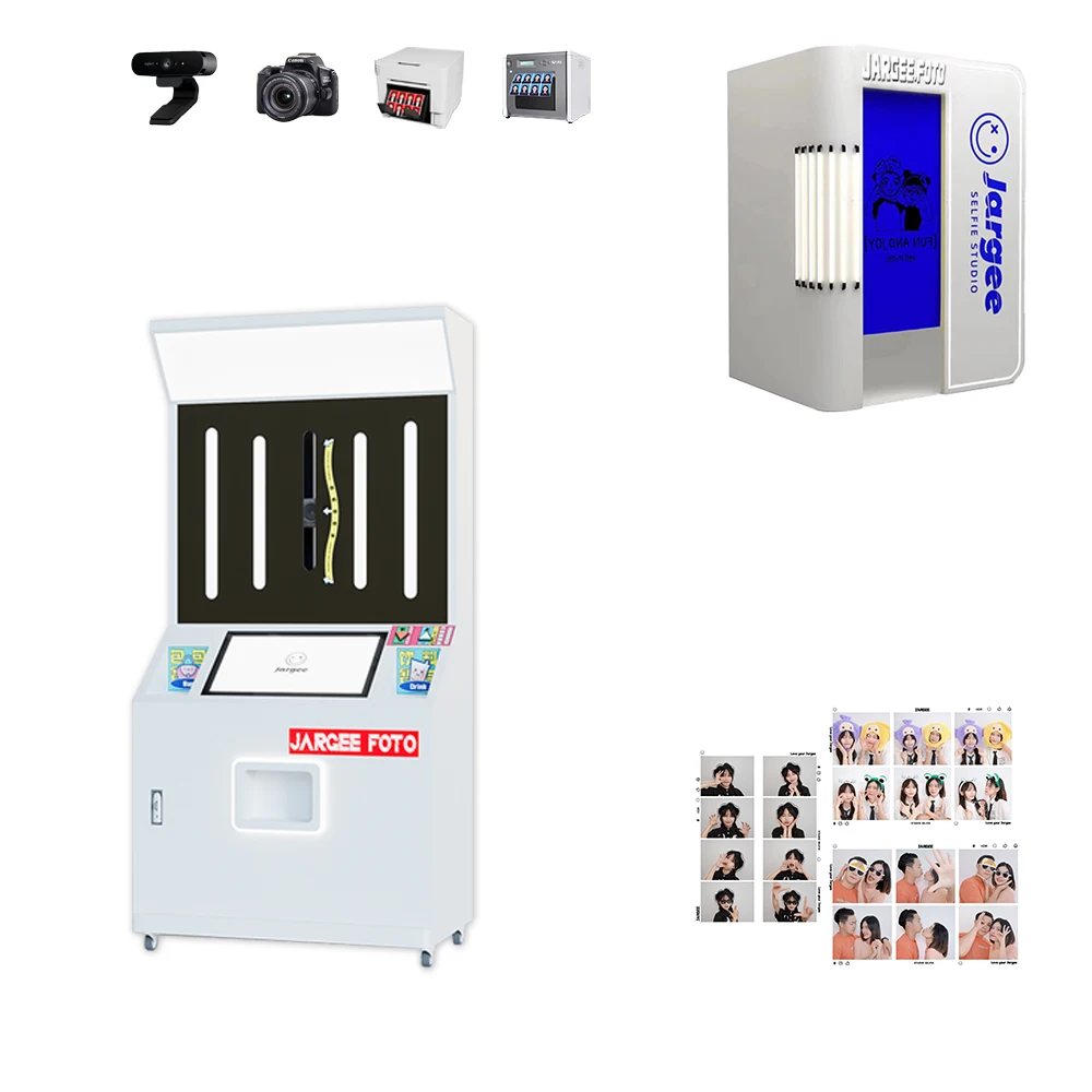 Top Fashion Digital Photo Booth Amusement Vending Machine Selfie Passport ID Self Service Photo Machine Photo Booth