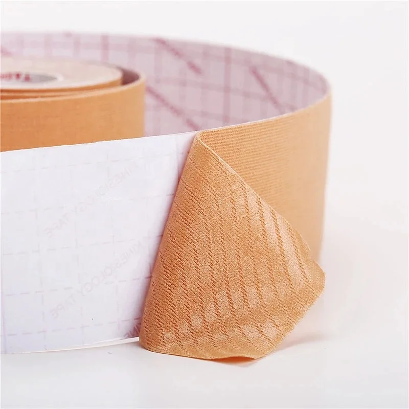 Boob Tape Disposable Elastic Breathable Waterproof Pull Up Bra Breast Lifting Boob Tape and Nipple Cover with Box