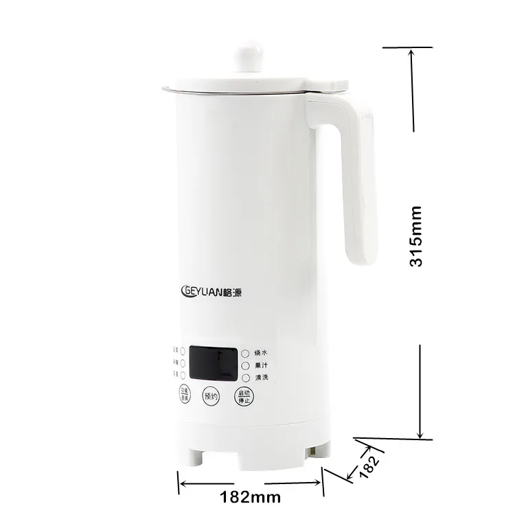 500ML Soybean Milk Soup Maker Blender for Homemade Almond Coconut Soy Vegan Milk and Dairy Beverages
