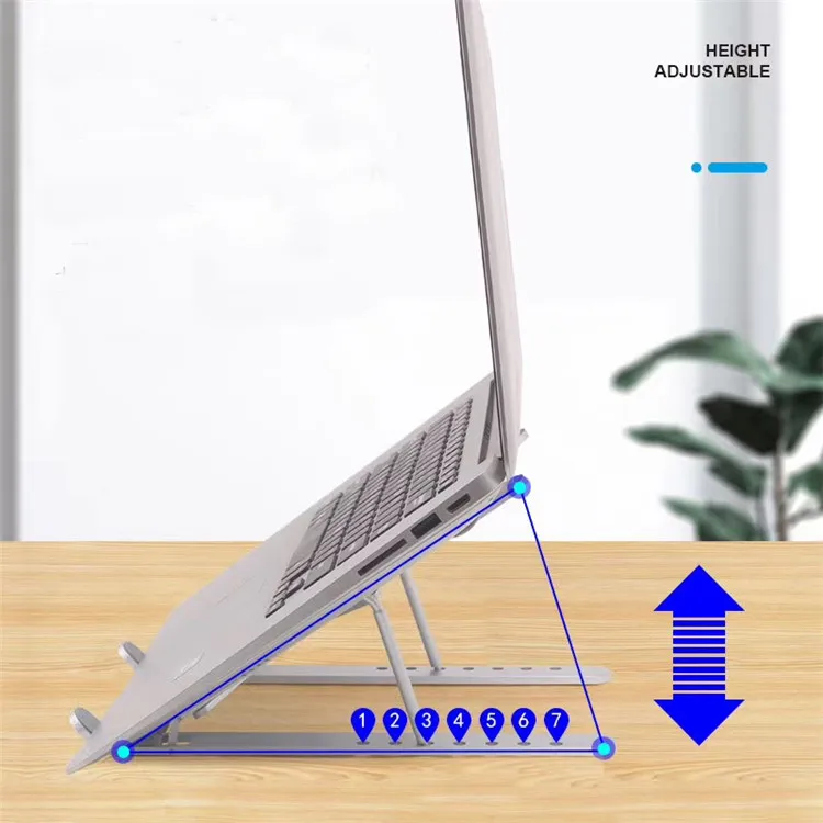  Портативный складной ноутбук из алюминиевого сплава с 7 углами регулируемая подставка для ноутбука Macbook