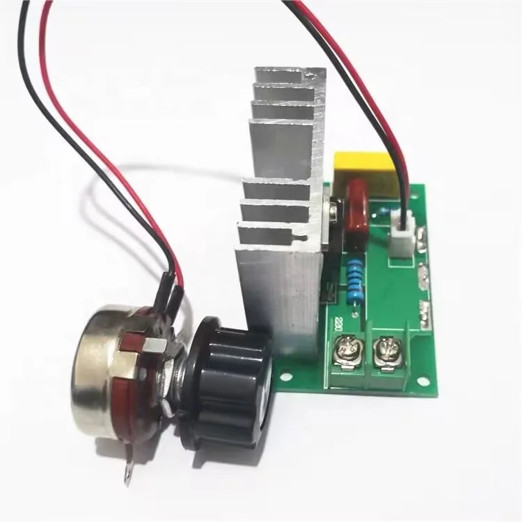 4000W High-Power Thyristor Electronic Voltage Regulator motor Variable Speed Governor Temperature Regulator 220V