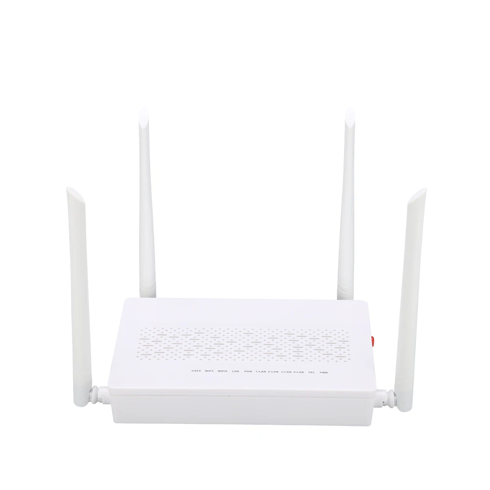 New GPON ONU 4GE+1VOIP+WIFI(2.4g+5g)+USB GPON ONT dual band with WPS