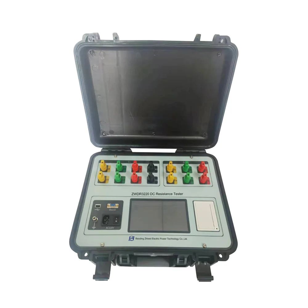 ZWDR3220 Three Phase 20A Transformer Winding DC Resistance Tester With Degaussing Function