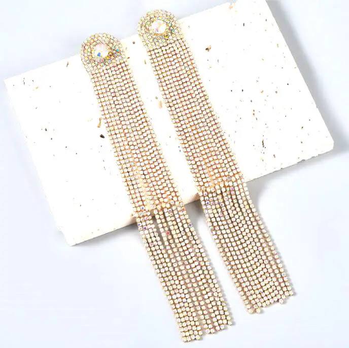 very long earring
