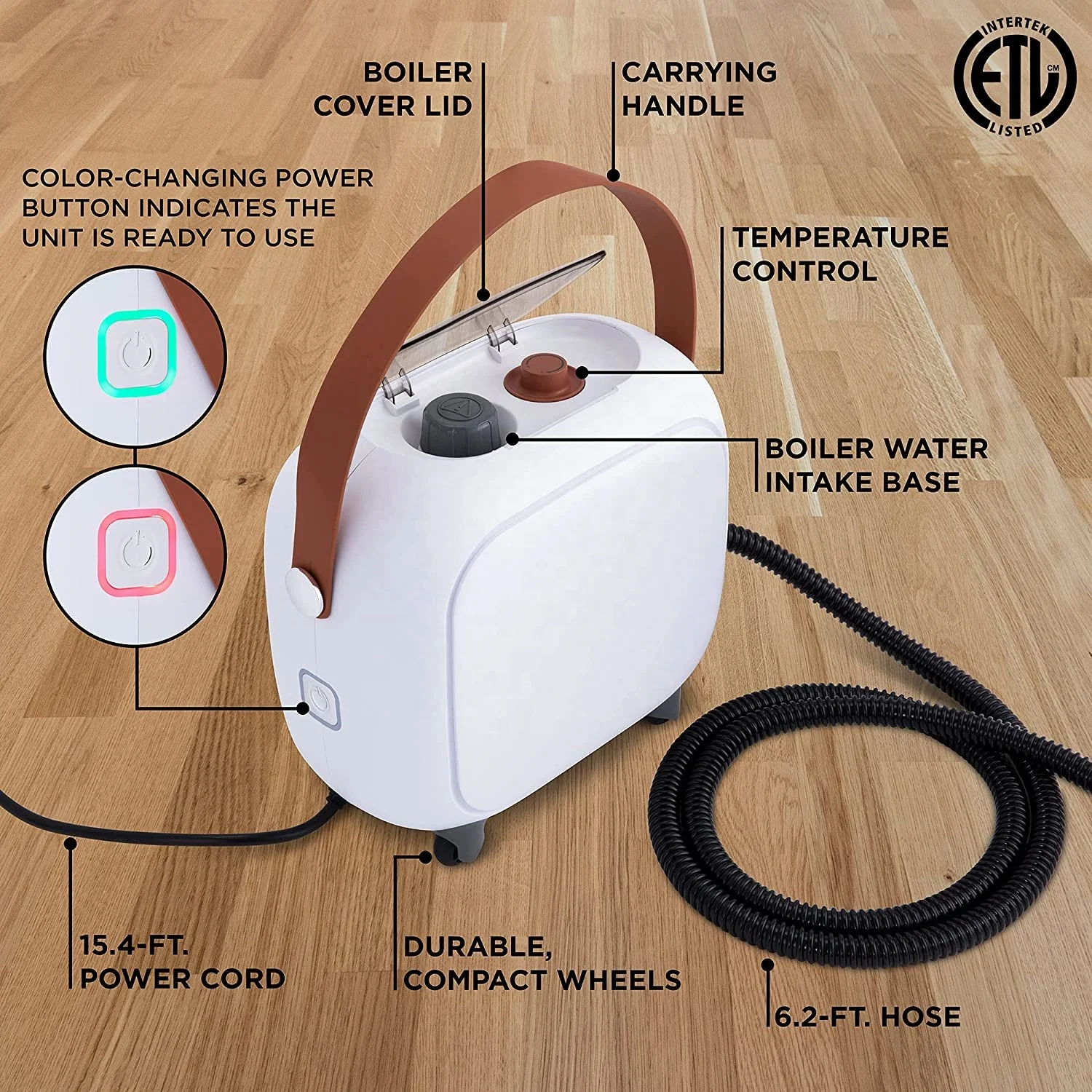 All in One Household High Pressure Steam Cleaning with Multi-Purpose Chemical-Free Cleaning and Sanitizing System Steam Cleaner