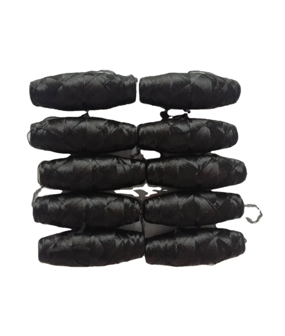 polyester yarn thread cotton material cocoon bobbin yarn for schiliffi machine factory price
