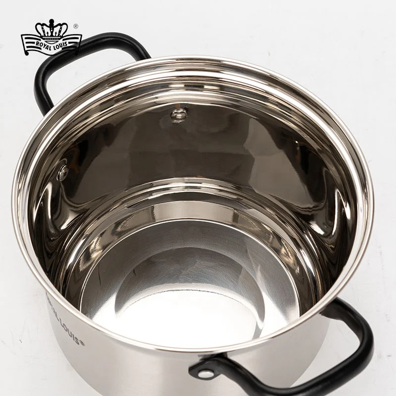 Kitchen Cooking Pot Stainless Steel Soup Pot Stockpot 22/24/26cm Household Cookware Set Kitchen Utensils