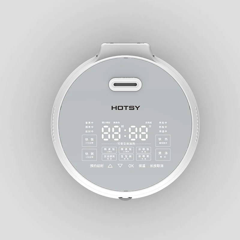 Custom Aluminum Inner Cooker Electric Korea Mini Multicooker 1-5 Cups 2 Liter Camping Rice Rice Cooker Portable Electric Steamer