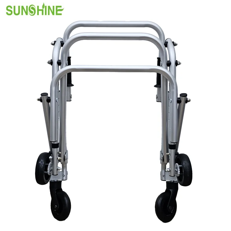 Aluminum Walker Children Folding Pediatric Walker Child Wheel Walker WA220