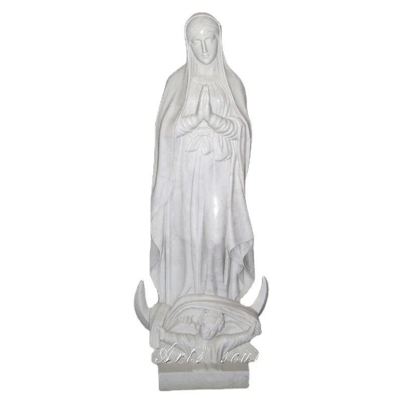Stone Statute Of Mary Queen Of Heaven