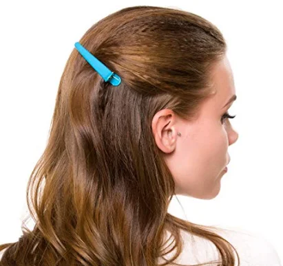 Hot popular custom lovely plastic duck teeth bows  personalized hair clip