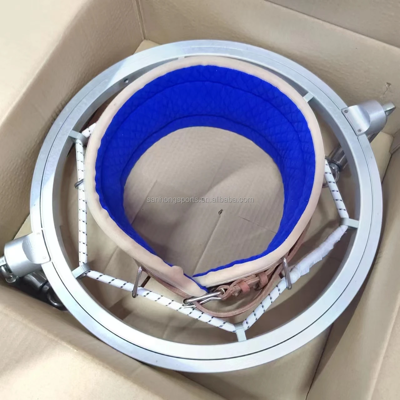 gymnastics Large Padded Twisting Belt Rotating rings high tensile strength aircraft aluminum alloy