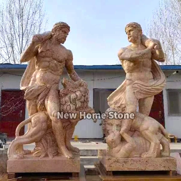 Hand Carved Antique Marble Hercules Statue famous Farnese Hercules marble sculpture for sale