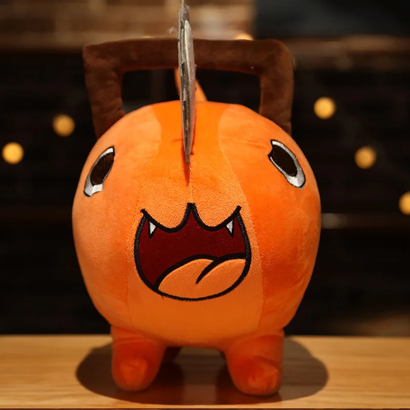 Anime Chainsaw Man Plush Pochita Denji Cosplay Headgear Helmet Doll Toy Halloween Masquerade Party Carnival Props Xmas Gift