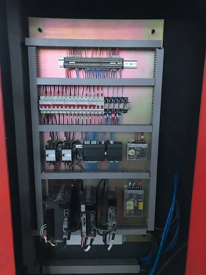 cnc gantry double-drive stainless steel v groove machine/v groover/metal grooving machine