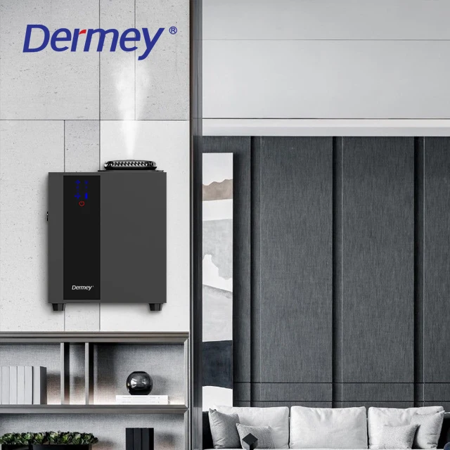 Wall Mount HVAC Desktop Aroma Diffuser 200ml Electric Commercial Aroma System 1000 sq ft Cool Mist Essential Oil High Diffuser