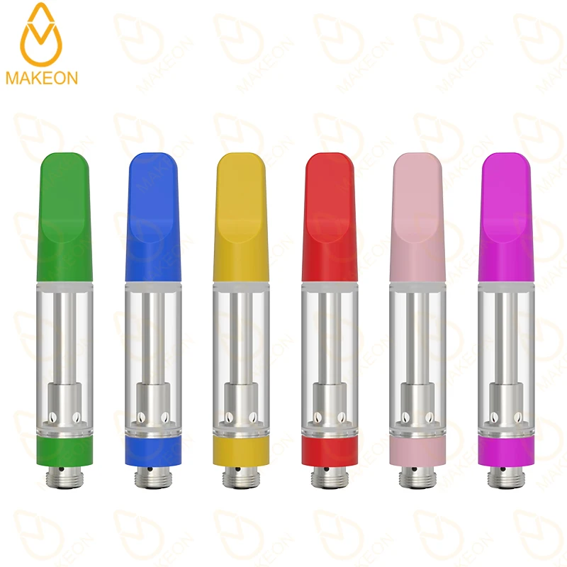 
Makeon atomizer ceramic flat tip custom Logo Packaging Oil vape 510 Thread leakproof 