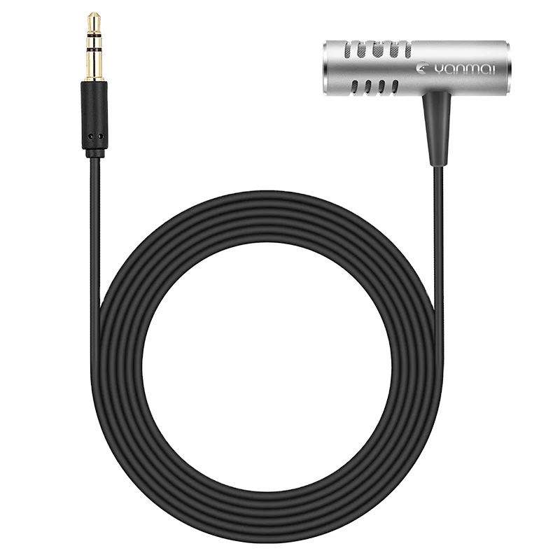 Metal Lapel Omnidirectional Phone Microphone Omnidirectional Condenser Lavalier Microphone