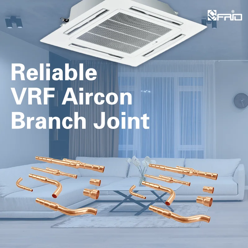 Spot Goods y branch pipe fitting refnet joint KHRP26A22T price With custom logo