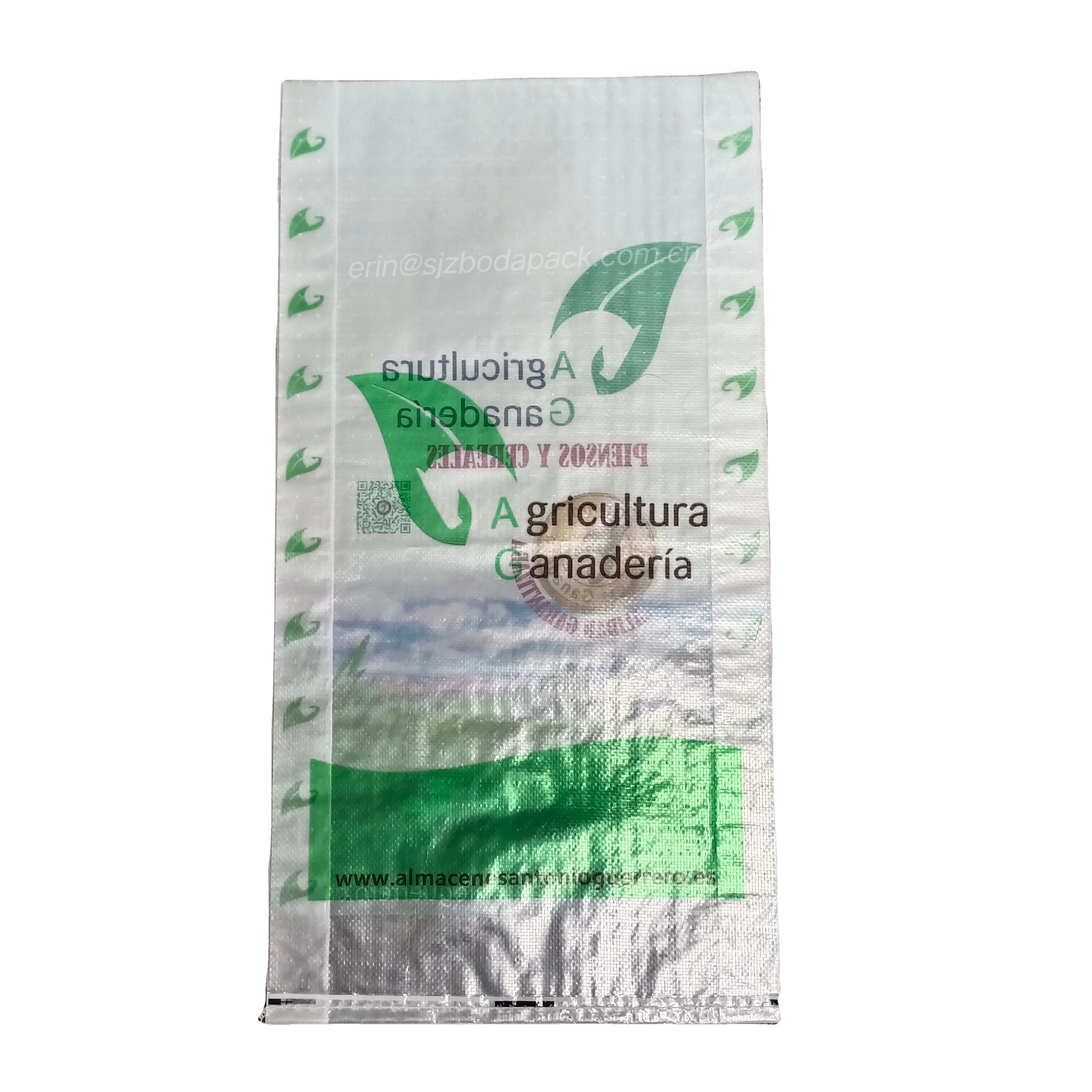 China Bopp Laminated pp Woven Bag for Brown Sugar White Granulated Salt PE Liner Food Packaging 15kg 25kg 40kg 50kg