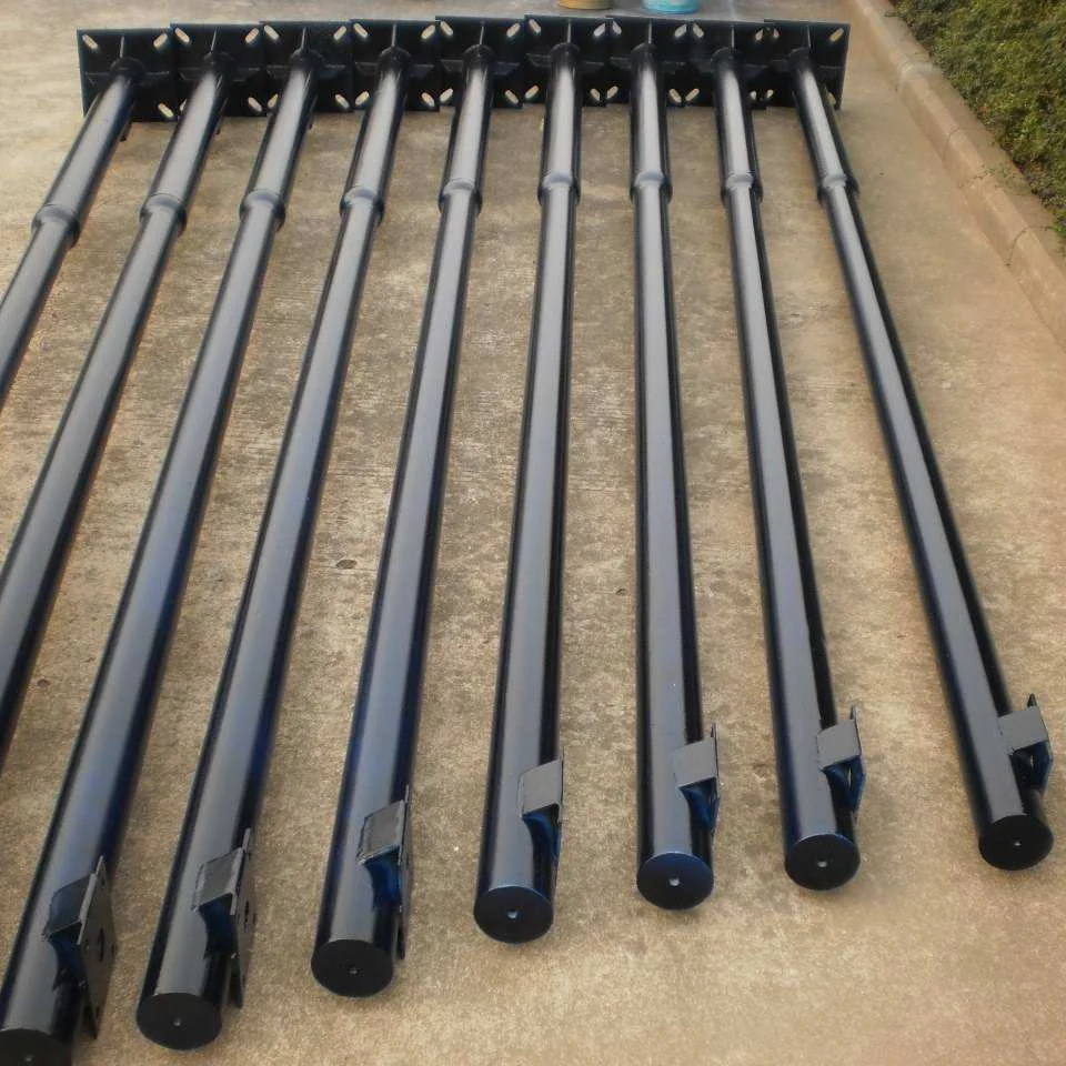 Huatai segmented hot-dip galvanized CCTV pole, 3m 4m 5m 6m steel pole for camera installation