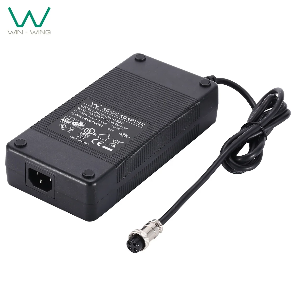 Адаптер питания 24 в 10 А 240 Вт с UL62368 IEC62368