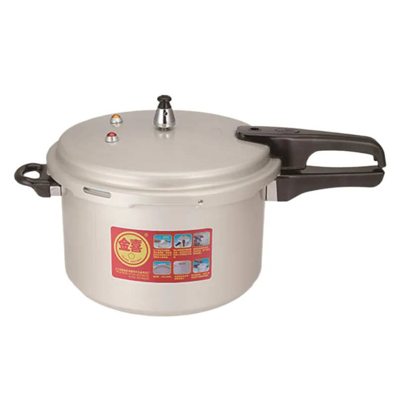 Gas and Induction Cooker Hotel Pressure Cooker with Multiple Safety Space Black 22CM pressure cooker