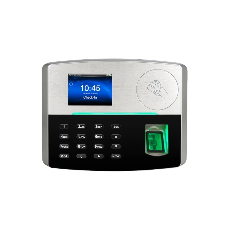 Web cloud software  backup battery bimetric device Fingerprint Time Attendance System with POE