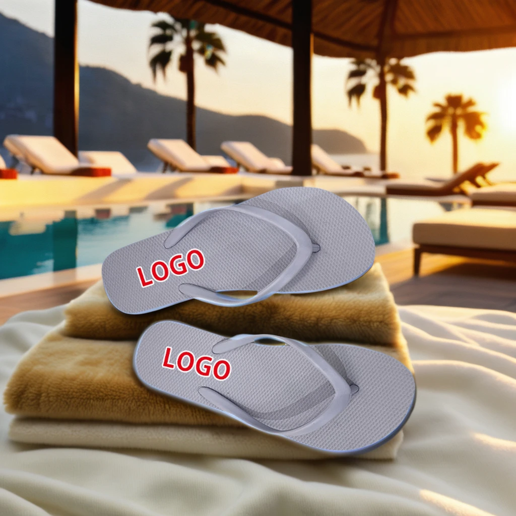 Мужские однотонные шлепанцы