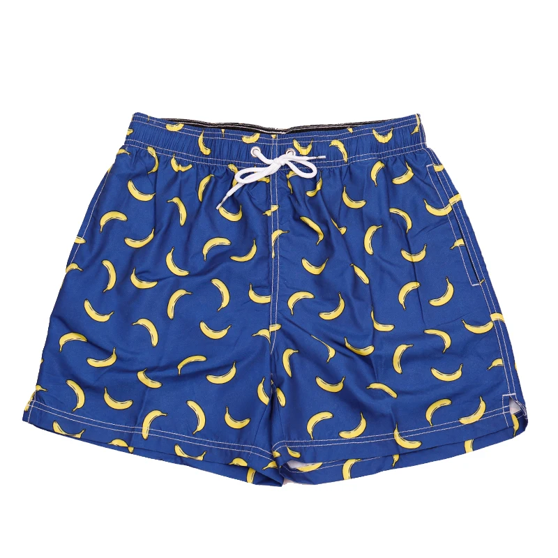 100% Polyester Waterproof Swimsuit Fashion Swim Shorts  For Beach men