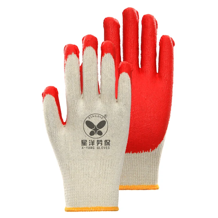 Различные хорошее качество Новое поступление новейший дизайн Ручная безопасность работы строительство латексные защитные перчатки